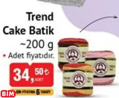 ÖREN BAYAN TREND CAKE BATİK  ~200 G